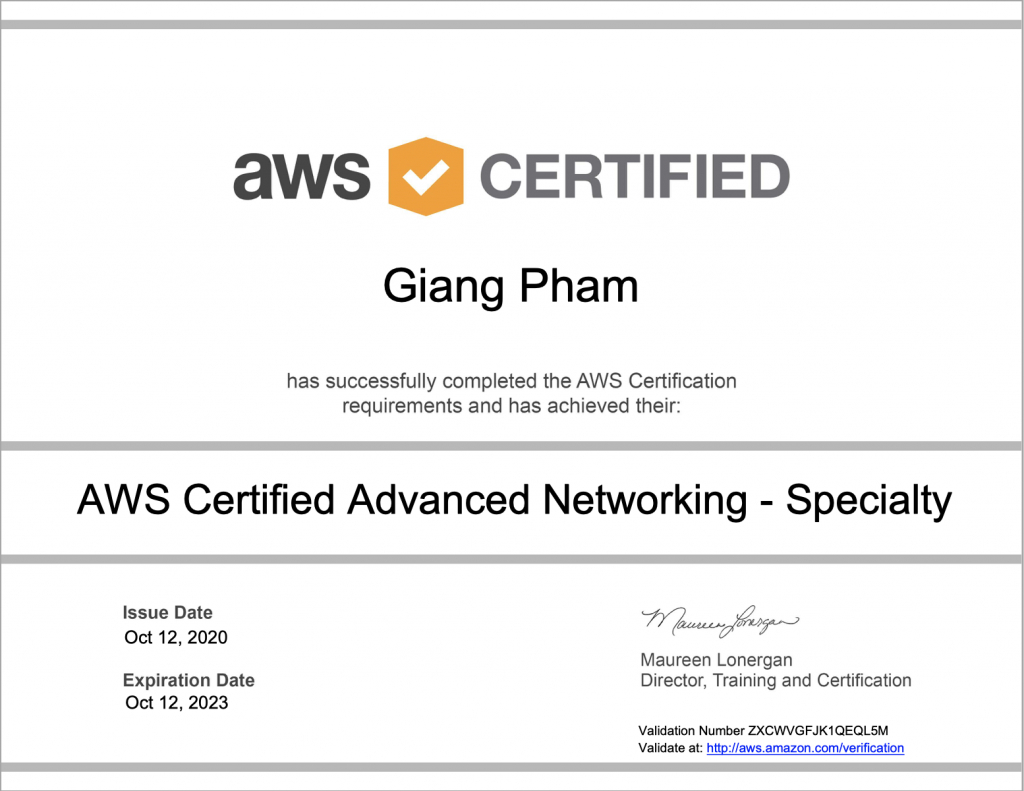 Passing AWS Certified Advanced Networking Specialty exam - Network Sns-Brigh10